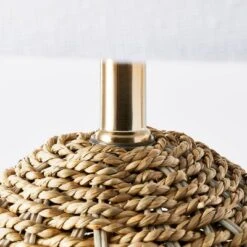 Large Seagrass Table Lamp (Includes LED Light Bulb) Natural - Threshold™ Designed With Studio McGee -Threshold Home Decoration GUEST 8910b0d9 dd14 4b6d 9a8c 4dbdb1950677