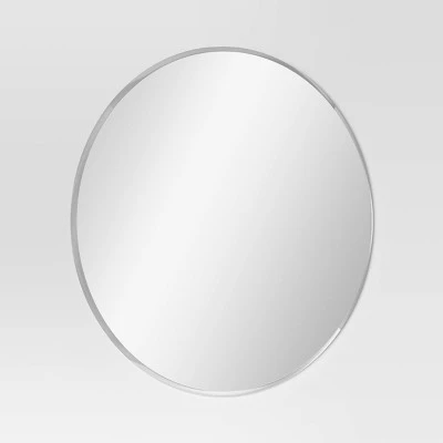 30" Round Shape Frameless Mirror - Threshold™ 2 30" Round Shape Frameless Mirror - Threshold™ - Image 2