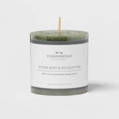Pillar Candle Water Mint & Eucalyptus Green - Threshold™ -Threshold Home Decoration GUEST 8b43be9b f4ec 4c35 b3ce 982c31b51eaa