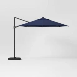 11'x11' Offset Solar Patio Umbrella - Black Pole - Threshold™ 11 11'x11' Offset Solar Patio Umbrella - Black Pole - Threshold™ -Threshold Home Decoration GUEST 8d69f96f db44 4b3a afcd 32a950477624