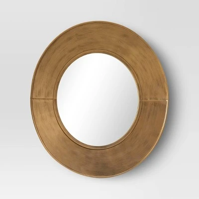 Decorative Wall Mirror Gold - Threshold™ 2 Decorative Wall Mirror Gold - Threshold™ - Image 2
