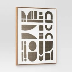 (Set Of 2) 24" X 30" Morphology Framed Wall Canvases Gold - Threshold™ -Threshold Home Decoration GUEST 9122b028 ee01 4ad6 87fa 36d818658b7f