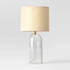 Glass Table Lamp With Open Base And Natural Shade - Threshold™ 7 Glass Table Lamp With Open Base And Natural Shade - Threshold™ -Threshold Home Decoration GUEST 912c3b85 316f 4423 974f 80d7b94d8ea2