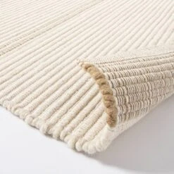 7'x10' Marina Striped Wool/Cotton Area Rug Cream - Threshold™ Designed With Studio McGee -Threshold Home Decoration GUEST 91738a77 26a3 4739 9e5e 00d1da6a1e3d