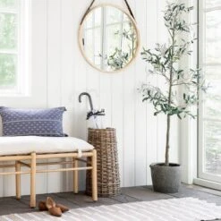 26" Wood Mirror With Pleather Strap Hanger - Threshold™ Designed With Studio McGee 10 26" Wood Mirror With Pleather Strap Hanger - Threshold™ Designed With Studio McGee -Threshold Home Decoration GUEST 91dea4da 00ed 45d1 9f22 518a2a48f1fa