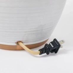 Large Ceramic Jar Table Lamp (Includes LED Light Bulb) Gray - Threshold™ Designed With Studio McGee -Threshold Home Decoration GUEST 93b45ca5 6ef6 4fc7 a67d 275dc50c6213