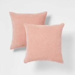 2pk Chenille Square Throw Pillows - Threshold™ 19 2pk Chenille Square Throw Pillows - Threshold™ -Threshold Home Decoration GUEST 95205e56 7de2 4323 b599 d4caabab52a6