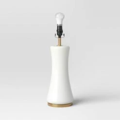 Large Opal Glass Lamp Base Off-White - Threshold™ -Threshold Home Decoration GUEST 97dff826 08e1 4067 b932 4e07b52861b7