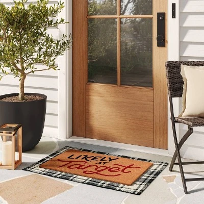 1'6"x2'6" 'Likely At Target' Doormat - Threshold™ 1 1'6"x2'6" 'Likely At Target' Doormat - Threshold™