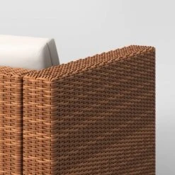 Brookfield Steel Wicker Loveseat - Light Brown - Threshold™ -Threshold Home Decoration GUEST 98eccf06 7d43 4dab b2ee 17a0f019ccde