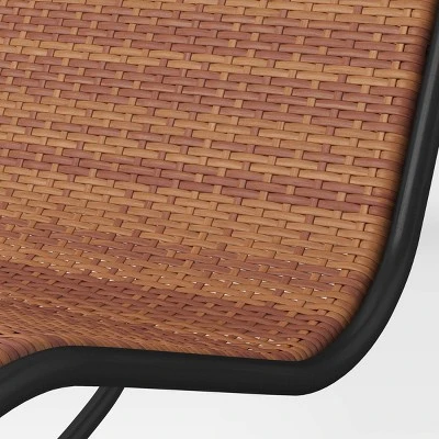 Wexler Wicker Rocking Chair - Black - Threshold™ 4 Wexler Wicker Rocking Chair - Black - Threshold™ - Image 4