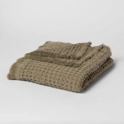 60"x80" Waffle Bed Throw - Threshold™ -Threshold Home Decoration GUEST 9b432fa6 b54b 4526 9bd3 7c177033fa45