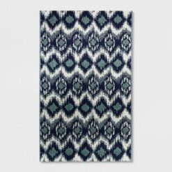 Ikat Outdoor Rug Blue - Threshold 17 Ikat Outdoor Rug Blue - Threshold -Threshold Home Decoration GUEST 9ecd828c 2244 4852 be47 16bc03531bcf