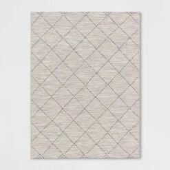 Mira Geometric Diamond Indoor/Outdoor Rug Cream - Threshold™ -Threshold Home Decoration GUEST 9efef2e1 782b 477d a56d 2f1603a4d887