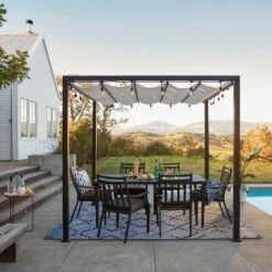 Fairmont Rectangle Steel Patio Dining Table, Outdoor Furniture - Black - Threshold™ 12 Fairmont Rectangle Steel Patio Dining Table, Outdoor Furniture - Black - Threshold™ -Threshold Home Decoration GUEST a8a8b032 4105 410f b9f9 776d31aac4c1