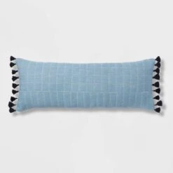 Oversized Oblong Pick Stitch Plaid Tassel Decorative Throw Pillow - Threshold™ -Threshold Home Decoration GUEST a8c26dc5 1496 4e62 a623 aa5843b0e035