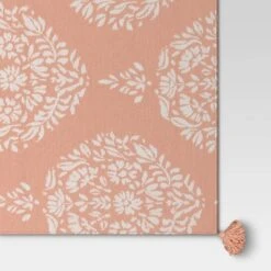 Medallion Jacquard Knit Throw Blanket With Tassels Coral - Threshold™ 6 Medallion Jacquard Knit Throw Blanket With Tassels Coral - Threshold™ -Threshold Home Decoration GUEST a8d7f35a b530 4bc3 b6fe cf2779e7f715