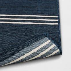 4' X 6' Outdoor Rug Stripe Navy - Threshold™ 5 4' X 6' Outdoor Rug Stripe Navy - Threshold™ -Threshold Home Decoration GUEST ab19d517 23bc 45b4 8cc5 5b8a54d84e93