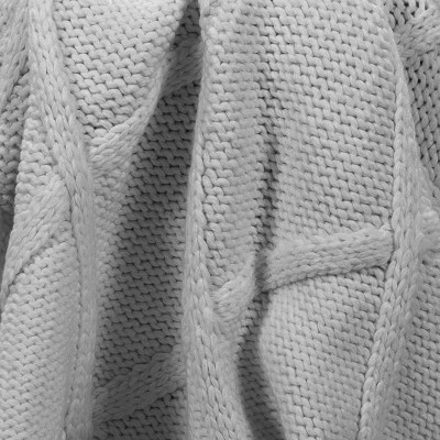 Chunky Diamond Knit Throw Blanket - Threshold™ 4 Chunky Diamond Knit Throw Blanket - Threshold™ - Image 4