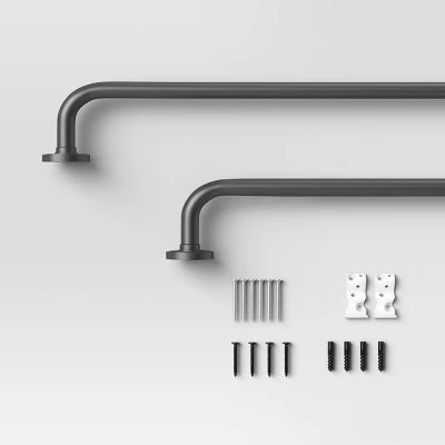 Blackout Rounded Curtain Rod - Threshold™ 2 Blackout Rounded Curtain Rod - Threshold™ - Image 2