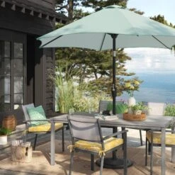 9'x9' Market Patio Umbrella - Black Pole - Threshold™