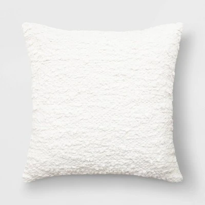 Woven Cotton Textured Square Throw Pillow - Threshold™ 6 Woven Cotton Textured Square Throw Pillow - Threshold™ - Image 6