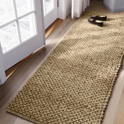 Woven Runner Rug Solid Neutral - Threshold™ 2 Woven Runner Rug Solid Neutral - Threshold™ - Image 2