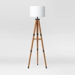 Tripod Floor Lamp With Shelf Brown Wood - Threshold™ 8 Tripod Floor Lamp With Shelf Brown Wood - Threshold™ -Threshold Home Decoration GUEST b1b8ca20 55ea 4c4e bc34 1f4ca7a73cd2