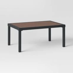 Bryant 2pc Faux Wood Patio Loveseat & Coffee Table - Gray/Natural - Threshold™ 14 Bryant 2pc Faux Wood Patio Loveseat & Coffee Table - Gray/Natural - Threshold™ -Threshold Home Decoration GUEST b1ce228e 4d90 41bf 8569 6b971c072569