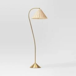 Gooseneck Floor Lamp With Natural Shade - Threshold™ -Threshold Home Decoration GUEST b1fa38ad 81d6 4be4 bf88 c44b8076131e