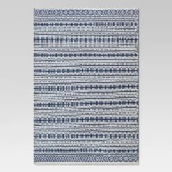 Pattern Stripe Outdoor Rug Blue - Threshold -Threshold Home Decoration GUEST b50bd77f b9cf 4cbe 85f8 85730dba7a8e