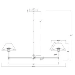 Metal Two Arm Shaded Chandelier Ceiling Light Black - Threshold™ Designed With Studio McGee 7 Metal Two Arm Shaded Chandelier Ceiling Light Black - Threshold™ Designed With Studio McGee -Threshold Home Decoration GUEST b7f1cfdd a67e 4445 8a17 70e0130b9351