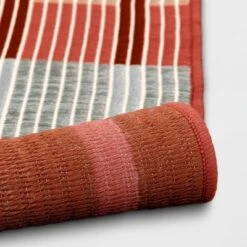 7'x10' Dashed Stripe Outdoor Rug Warm - Threshold™ 5 7'x10' Dashed Stripe Outdoor Rug Warm - Threshold™ -Threshold Home Decoration GUEST b8fbbf76 f033 4c66 93bc f2e802cd60dd