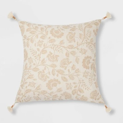 Jacobean Square Throw Pillow - Threshold™ 5 Jacobean Square Throw Pillow - Threshold™ - Image 5