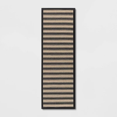 Vintage Striped Rug Black/Brown - Threshold™ 5 Vintage Striped Rug Black/Brown - Threshold™ - Image 5