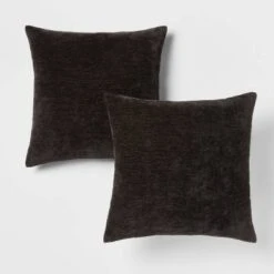 2pk Chenille Square Throw Pillows - Threshold™ 15 2pk Chenille Square Throw Pillows - Threshold™ -Threshold Home Decoration GUEST bdea0f6e 1816 4d8e 815f 6f253cfd7c48