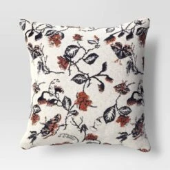 Halloween Botanical Woven Cotton Square Halloween Throw Pillow - Threshold™ -Threshold Home Decoration GUEST be04e6a6 d434 47e5 b52d 33da947da4b0