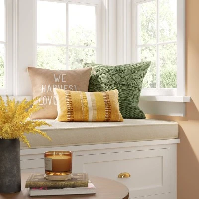 Ombre Striped Lumbar Throw Pillow - Threshold™ 1 Ombre Striped Lumbar Throw Pillow - Threshold™