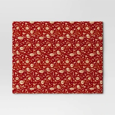 Mini Pumpkin Printed Plush With Shearling Reverse Throw Blanket - Threshold™ 2 Mini Pumpkin Printed Plush With Shearling Reverse Throw Blanket - Threshold™ - Image 2