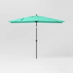 10'x6' Rectangular Market Patio Umbrella - Black Pole - Threshold™ -Threshold Home Decoration GUEST bfb4a6fe 6088 4941 ad33 5e2f249cba14