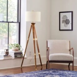 Oak Wood Tripod Floor Lamp Dark Brown - Threshold™ 16 Oak Wood Tripod Floor Lamp Dark Brown - Threshold™ -Threshold Home Decoration GUEST c2f8f53a ec73 4620 85f4 88ec9ed0366f