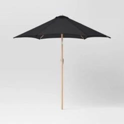 9'x9' Market Patio Umbrella - Light Wood Pole - Threshold™ -Threshold Home Decoration GUEST c4c0bbb8 c405 41bf b52a c8a0a08399af