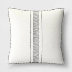 Oversized Placed Striped Square Throw Pillow - Threshold™ -Threshold Home Decoration GUEST c66db2e9 a928 40d0 937e 3fed7fbab407
