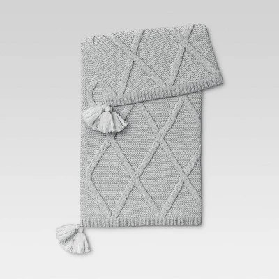 Chunky Diamond Knit Throw Blanket - Threshold™ 5 Chunky Diamond Knit Throw Blanket - Threshold™ - Image 5