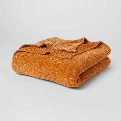 60"x80" Velvet Chenille Bed Throw - Threshold™ 5 60"x80" Velvet Chenille Bed Throw - Threshold™ - Image 5