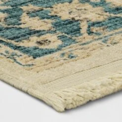 Persian With Fringe Border Woven Rug - Threshold