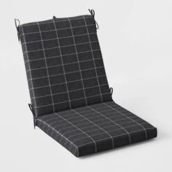 Woven Grid Outdoor Chair Cushion - Threshold™ -Threshold Home Decoration GUEST cb45cc1a a737 4240 b3b3 a57b6cd91436