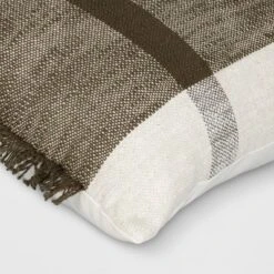 Oversized Textured Woven Cotton Striped Lumbar Throw Pillow - Threshold™ -Threshold Home Decoration GUEST cddb71f7 fcde 45d4 a746 10b0d774350c