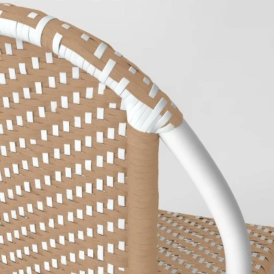 Suffield Wicker Patio Bench With Back - Threshold™ 4 Suffield Wicker Patio Bench With Back - Threshold™ - Image 4