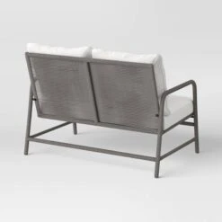 Granby Padded Wicker Patio Loveseat - Gray - Threshold™ -Threshold Home Decoration GUEST d30d4d74 4ffa 4ced b16e bb927b130223